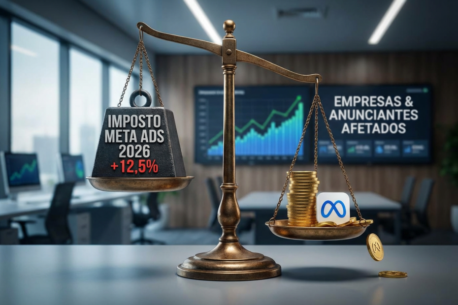 Imposto sobre anúncios no Meta Ads em 2026 sobe 12,5%: veja como isso afeta empresas e anunciantes